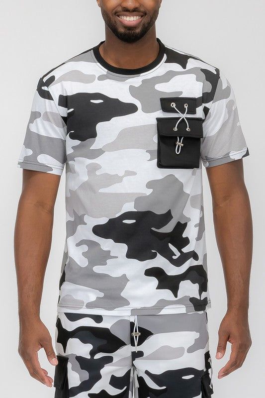 Weiv Full Camo Short Sleeve TShirt New Era Fashion LLc