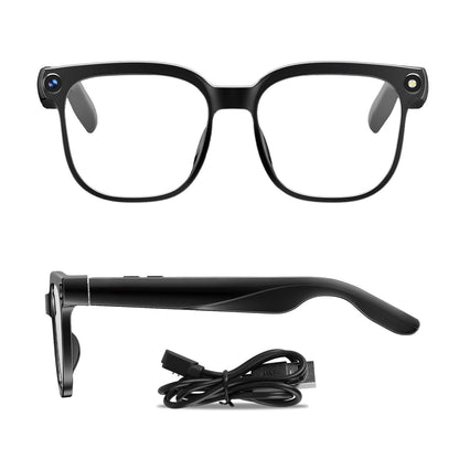 AI Smart Glasses with Camera and Audio 8MP HD1080P Real Time Translation 139 Languages Voice Assistant AI Photo Recognition Music Playback & Hands-Free Calling for Travel Meeting Vlog New Era Fashion LLc