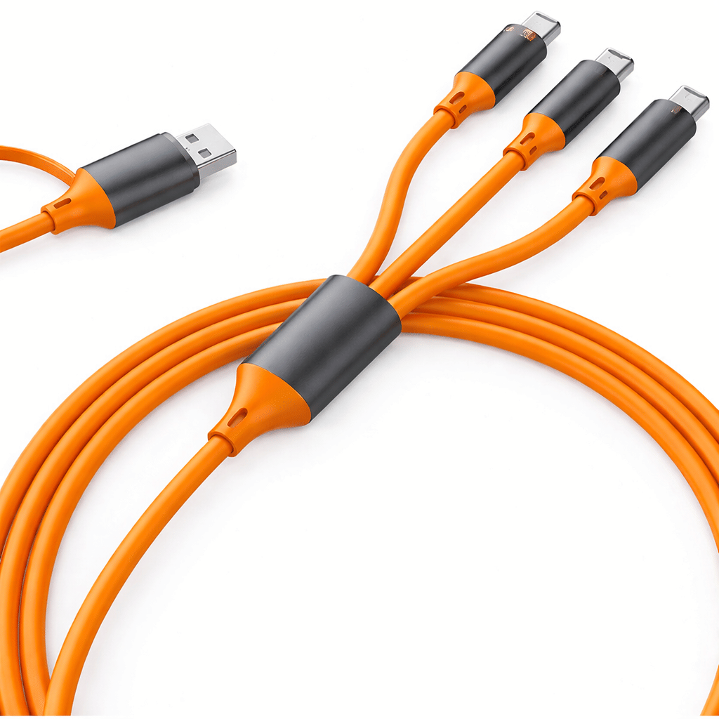 3P Experts Bold Dual  4 N 1 Charging Cable New Era Fashion LLc