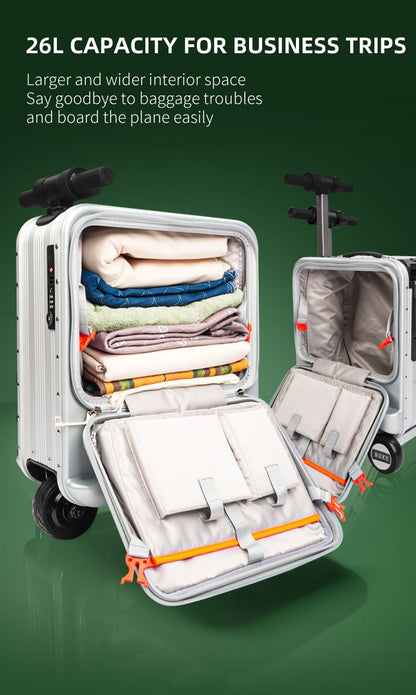 BEKE Smart Electric Luggage Rideable 20-inch With Electric Lifting Handles  App Control New Era Fashion LLc