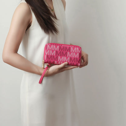 MKF Collection Hofstra M Signature Wallet Wristlet by Mia k New Era Fashion LLc