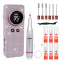 Portable Electric Nail Drill 35000RPM Nails Milling Cutter Wireless Pedicure Grinder Rechargeable Nail Drilling Machine (Silver) New Era Fashion LLc