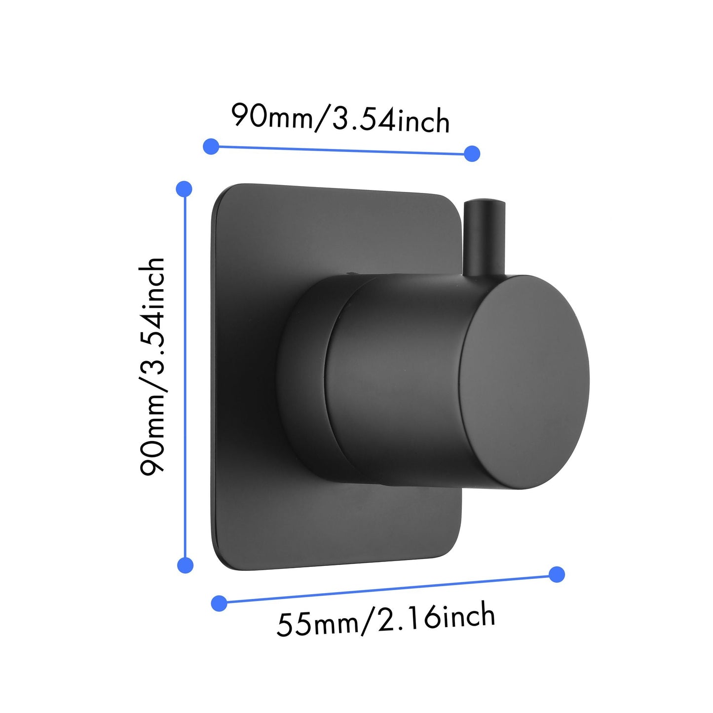 Master Shower Volume Control
Adjustable brass handle valve body, 1 piece each on the left and right New Era Fashion LLc