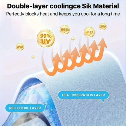 2025 Upgraded U.S. General Purpose Version Rainbow Umbrella Car Windshield Sunshade - UV Blocking, Heat Insulating, Scratch Resistant Handle, 10 Layer Fabric, Foldable Sun Visor, 55x31.5 Inches - Univ New Era Fashion LLc