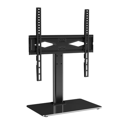 TV Stand Mount, Swivel Universal TV Stand for 32 to 55 inch TVs, Height Adjustable Portable Floor TV Stand with Tempered Glass Base for Bedroom, Living Room New Era Fashion LLc