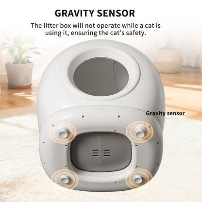 Self-Cleaning Cat Litter Box | Fully Enclosed Automatic, App Control, Extra Large Space | Smart Pet Toilet Tray New Era Fashion LLc