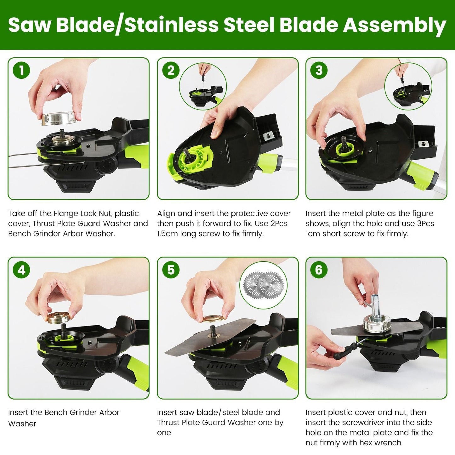 21V Electric Weed Edger Cordless String Trimmer Grass Mower Eater Bush Cutter with 16800RPM 2x 3000mAh Batteries 3.6-4.6FT Length 90° Rotatable Angle Saw Blade Steel Blade String Blade New Era Fashion LLc