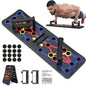 Push Up Board; Foldable Multi-Functional 20-In-1 Push Up Board; Chest Muscle Exercise Equipment For Men Women Fitness Training New Era Fashion LLc