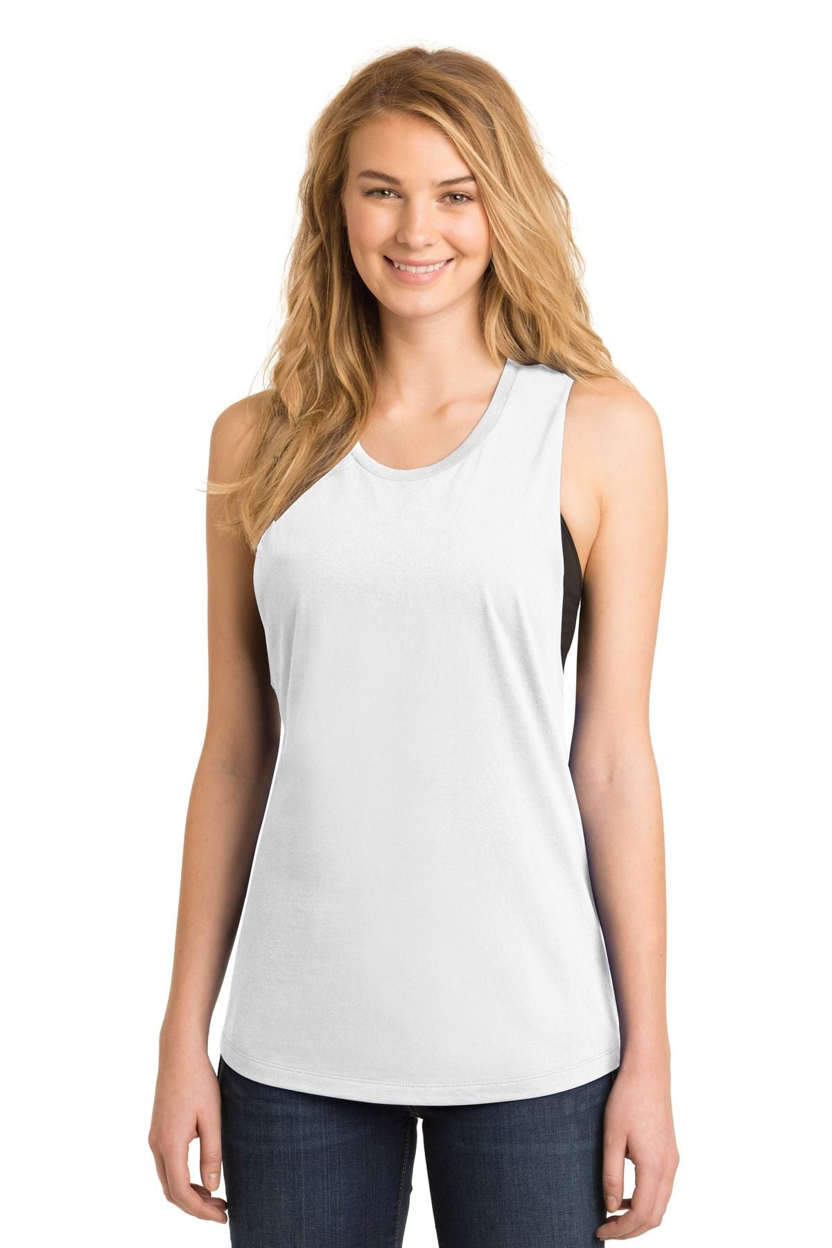 District Women's Fitted V I T Festival Tank DT6301 New Era Fashion LLc