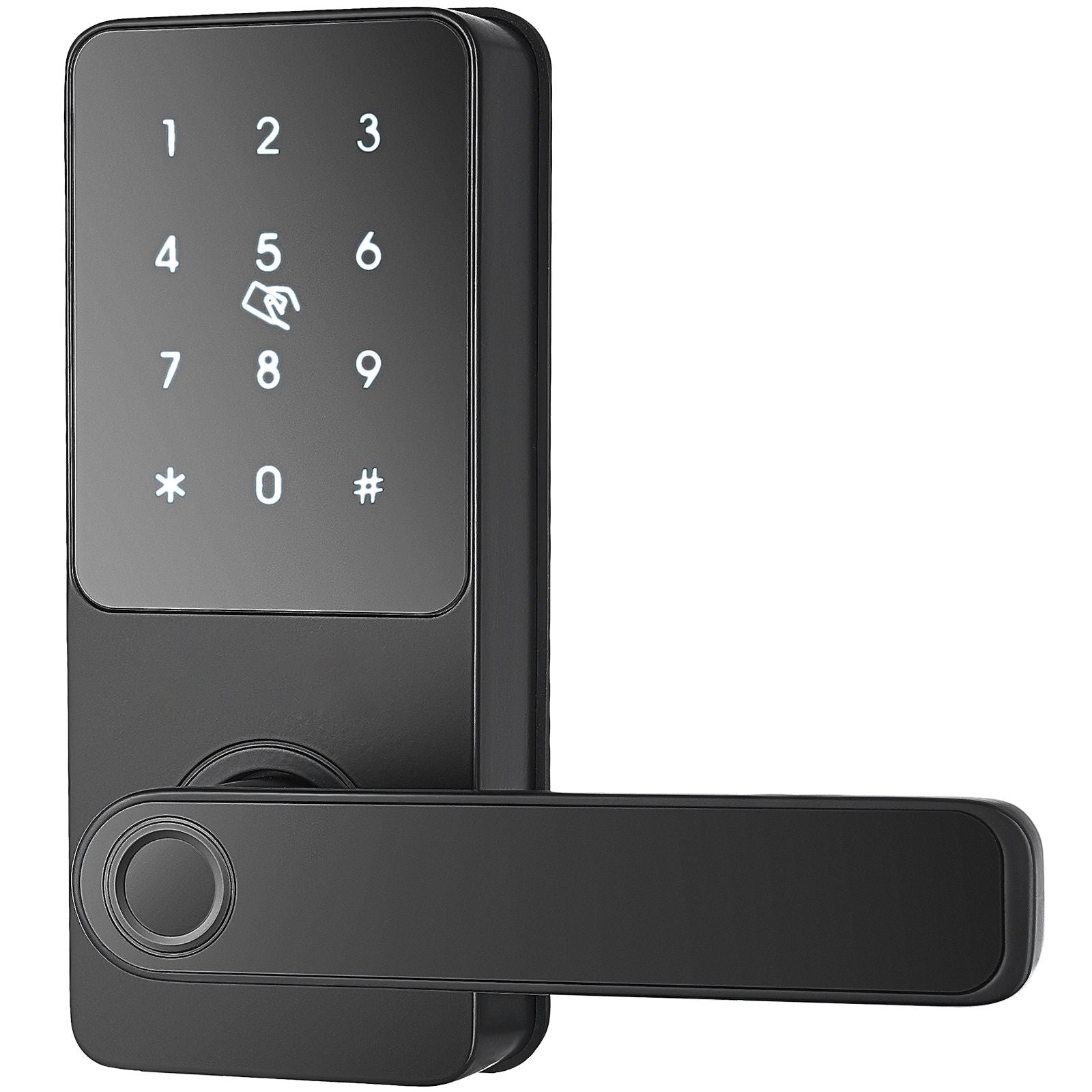 Smart Lock, 5-in-1 Smart Door Knob, Fingerprint Deadbolt with App Control, Bluetooth Smart Lock, Keyless Entry Door Lock with Handle, Biometric Door Lock, Keypad Digital Door Lock for Front Door New Era Fashion LLc
