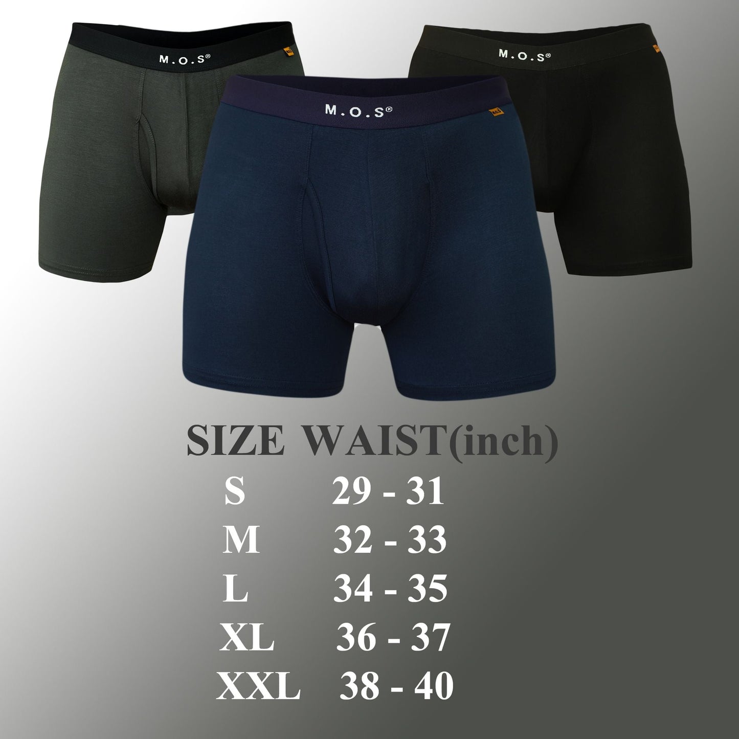 Bamboo Boxer Briefs for Men with Pouch Breathable Short Boxer 3 Pack New Era Fashion LLc