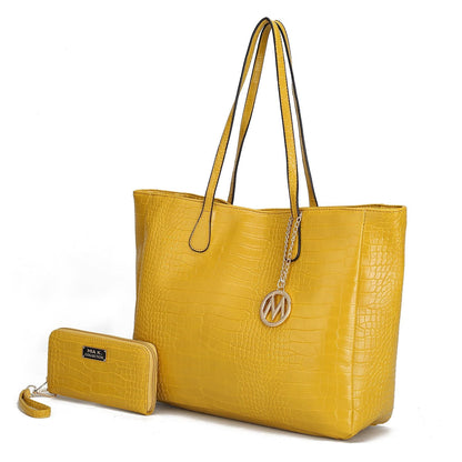 MKF Collection Sadie Oversize Tote Bag & Wallet Set by Mia K New Era Fashion LLc