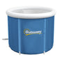 Cold Plunge Tub, Portable Ice Bath Cold Water Therapy Tub with Thermo Lid, for Athletes Recovery, Dark Blue New Era Fashion LLc