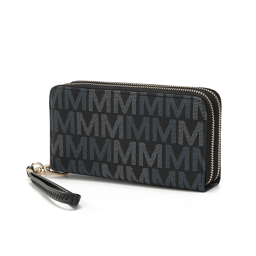 MKF Collection Hofstra M Signature Wallet Wristlet by Mia k New Era Fashion LLc