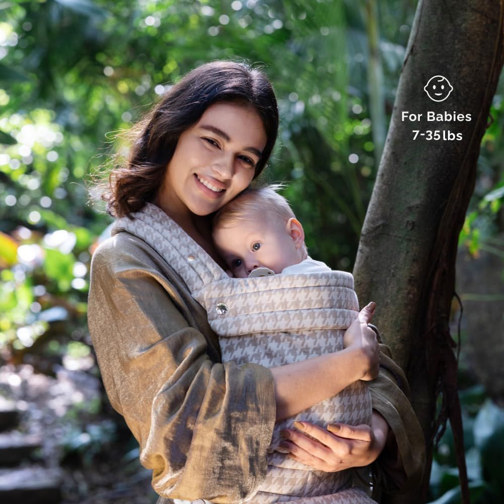 Ergonomic Baby Carrier Newborn to Toddler, Lightweight & Breathable Cotton Infant Carrier for Hands Free Comfort New Era Fashion LLc