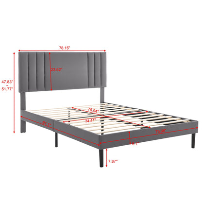 KING Size Platform Bed Frame New Era Fashion LLc