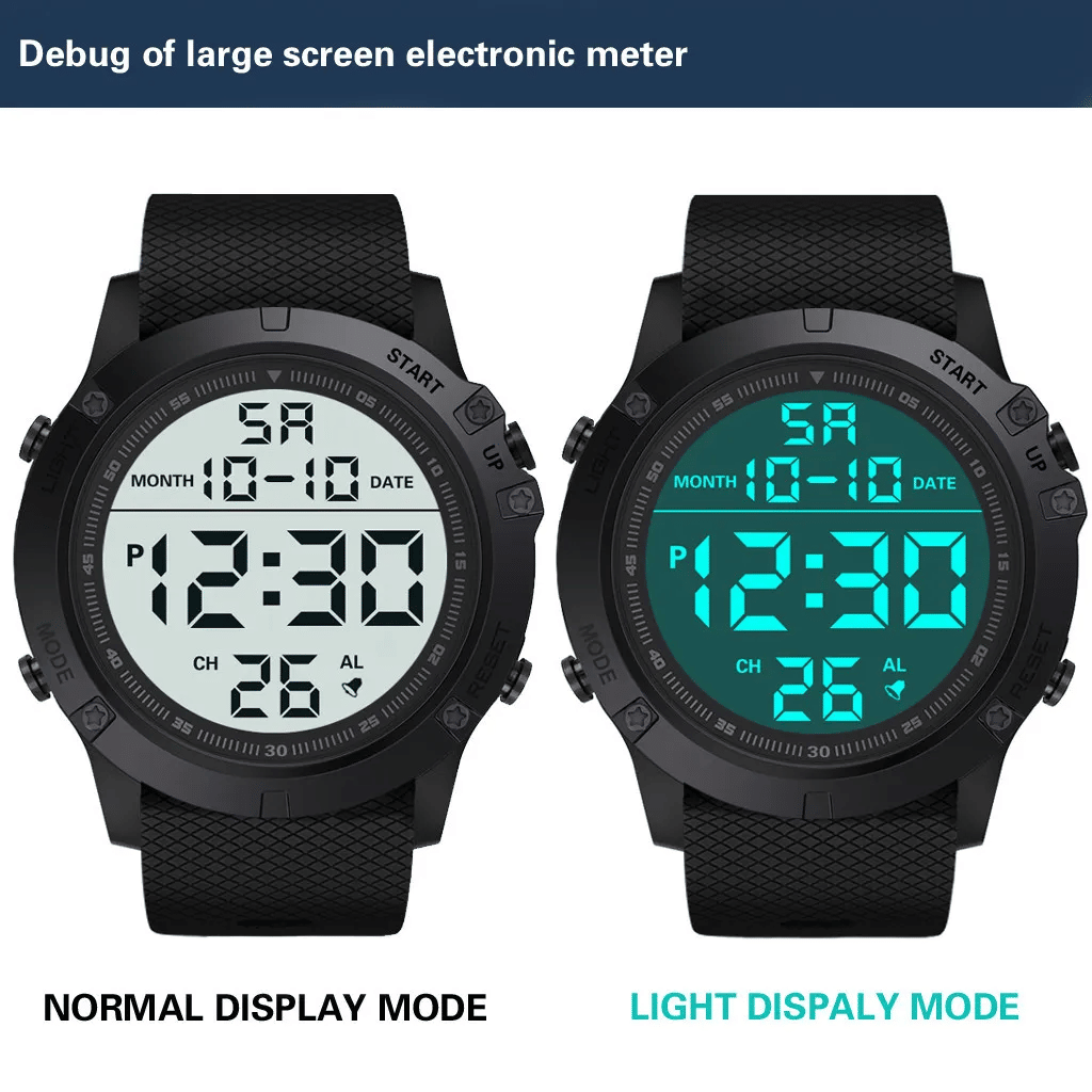 Waterproof Digital Sports Watch Military Tactical LED Backlight Wristwatch Men New Era Fashion LLc