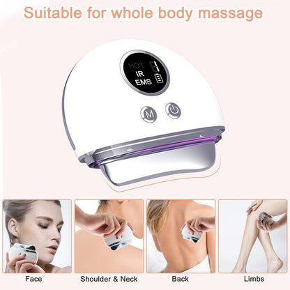 1pc Electric Gua Sha Facial Tools; Face Scraping Massager With 9 Modes; Skin Care Tool For Anti-Aging; Improve Facial Contour New Era Fashion LLc
