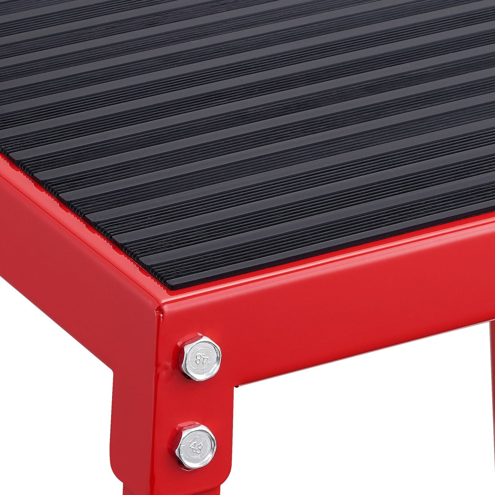 Plyometric Jump Box, 12 Inch Plyo Box, Steel Plyometric Platform and Jumping Agility Box, Anti-Slip Fitness Exercise Step Up Box for Home Gym Training, Conditioning Strength Training, Red New Era Fashion LLc