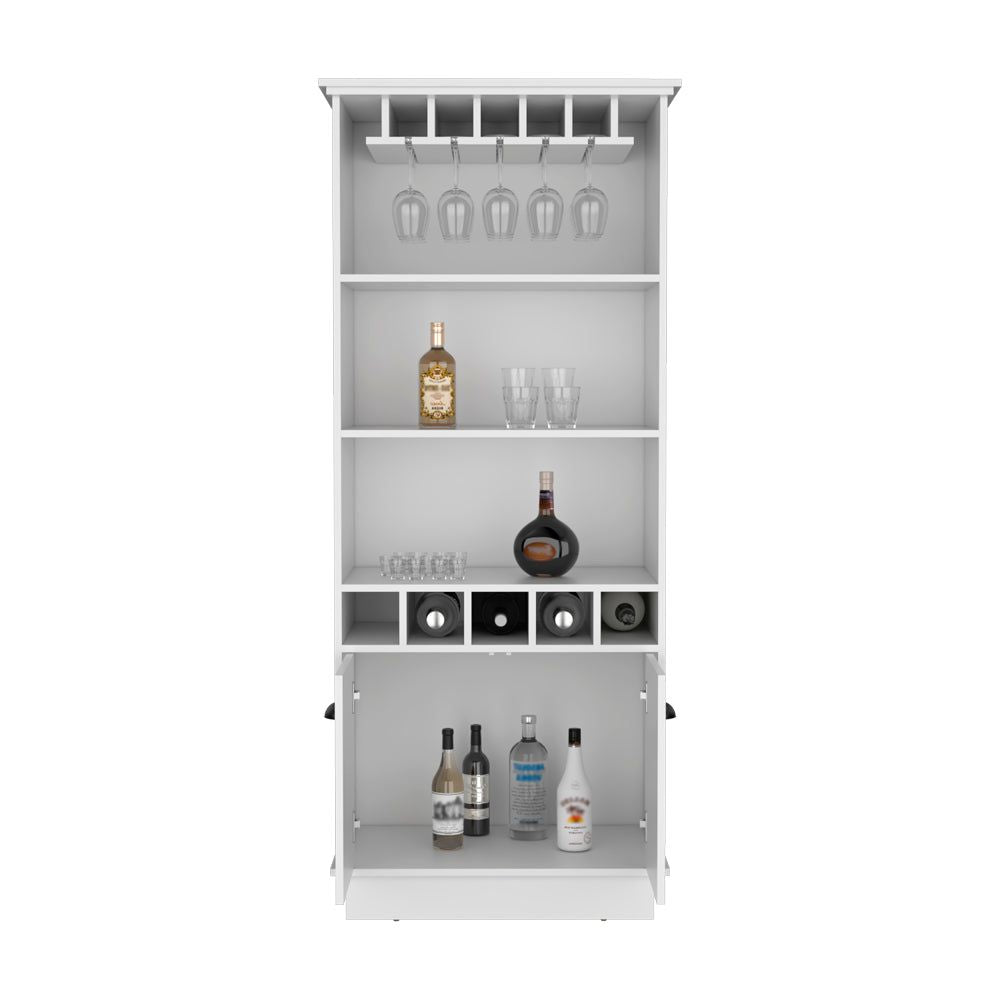 Bar Cabinet Taholah, Living Room, White New Era Fashion LLc