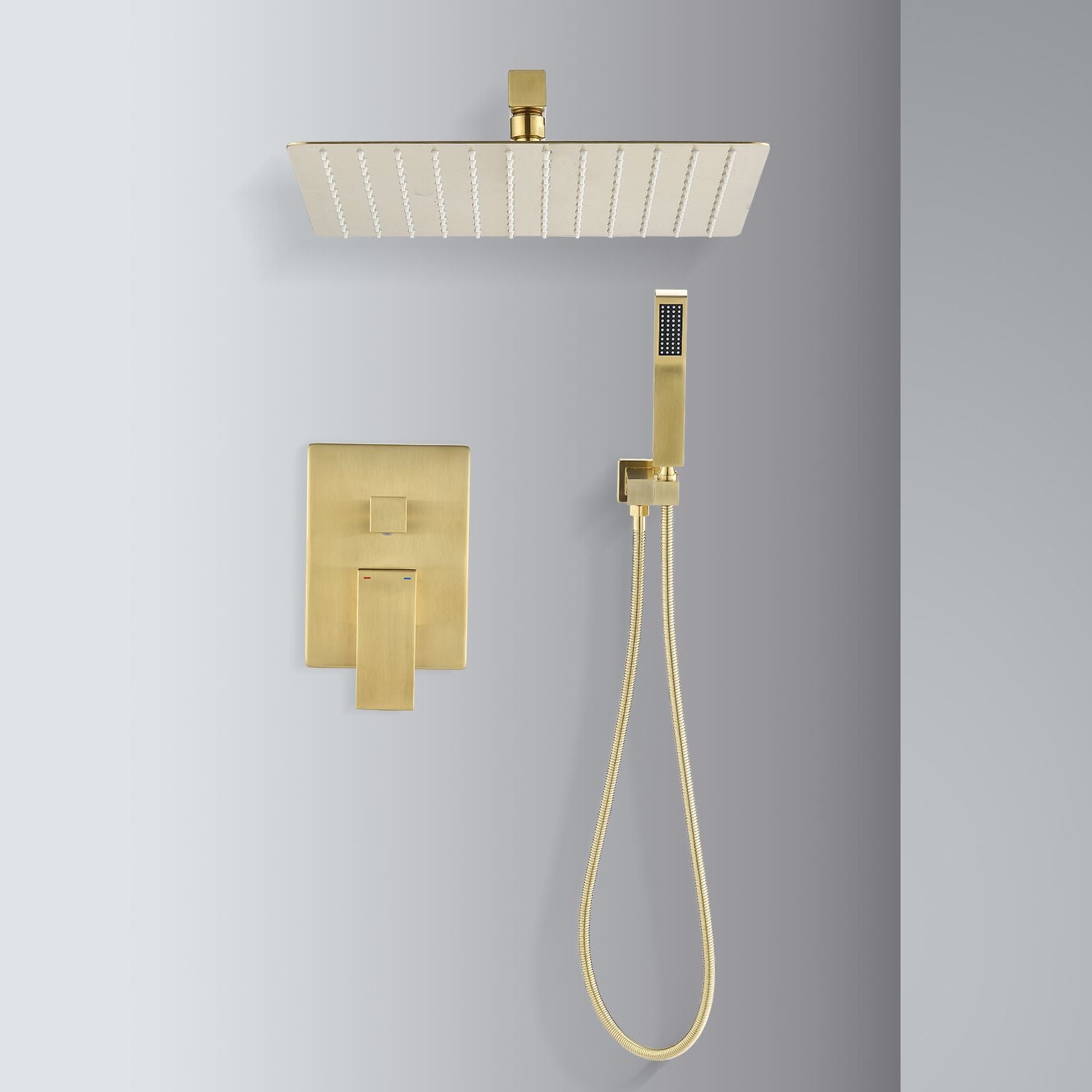 10 inch Shower Head Bathroom Luxury Rain Mixer Shower Complete Combo Set Wall Mounted New Era Fashion LLc