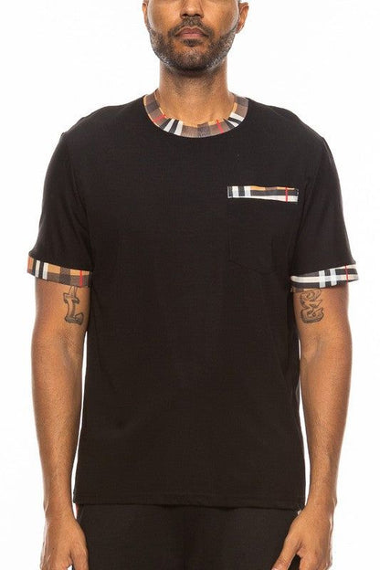 Checkered Short Sleeve Tee New Era Fashion LLc