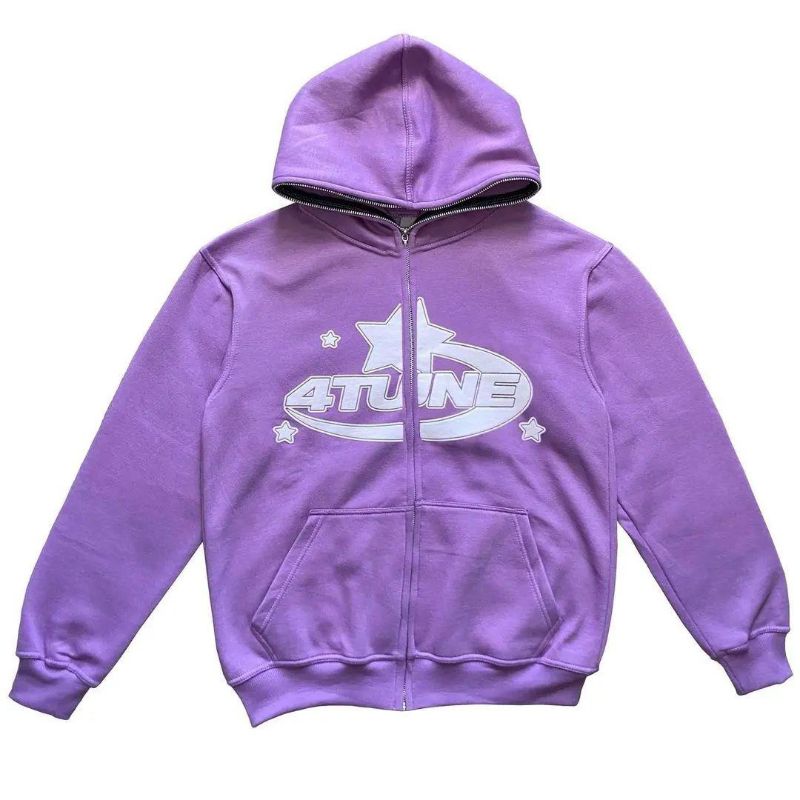 Star Letter Print Hoodie Men Retro Zip Up Long Sleeve Loose Jacket Coats Harajuku Casual Gothic Hooded Sweatshirt Y2K Streetwear New Era Fashion LLc