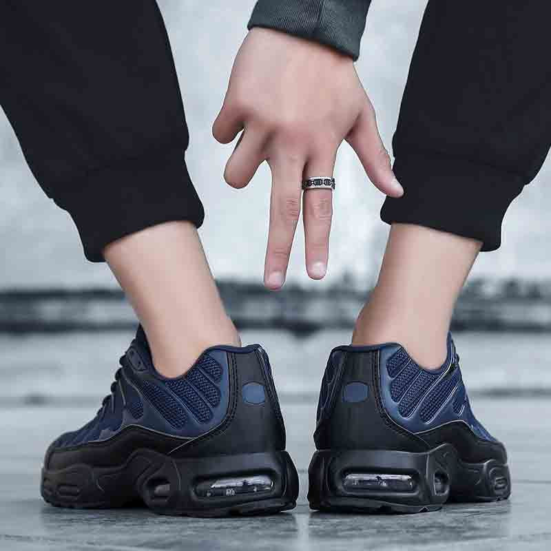 Men's shoes spring and autumn new all-palm air cushion running sneakers all-match trend men's platform casual shoes New Era Fashion LLc