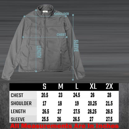 Mens Solid Soft Shell Storm Tech Jacket Coat New Era Fashion LLc