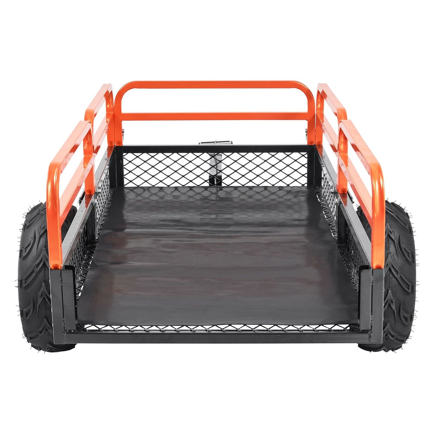 Heavy Duty Steel ATV Dump Trailer, 1500-Pound Load Capacity 15 Cubic Feet, Tow Behind Dump Cart Garden Trailer, with Removable Sides and 2 Tires, for Mowers, Tractors, ATV, UTV New Era Fashion LLc