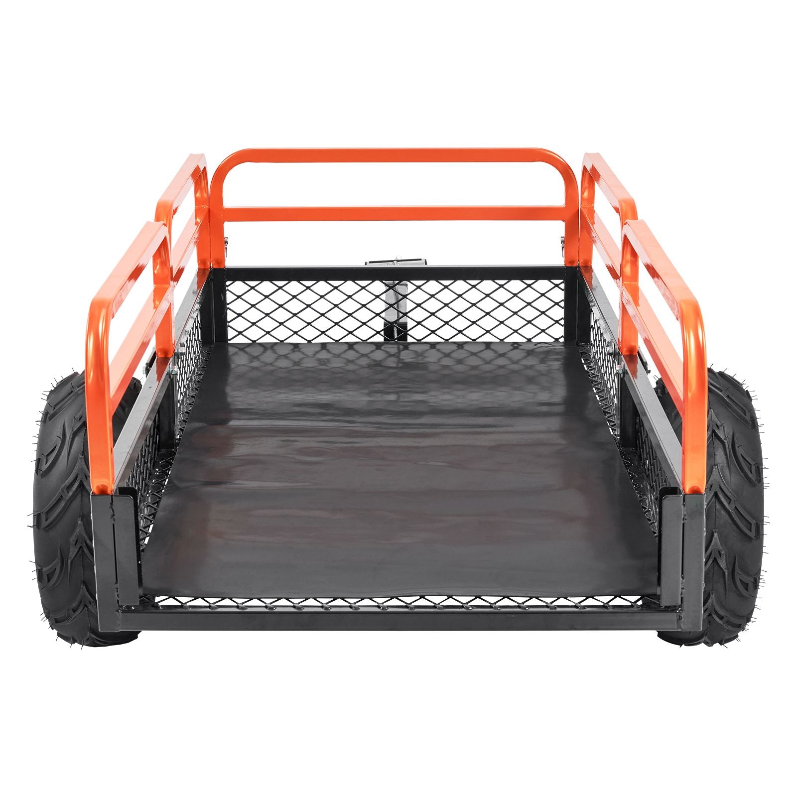 Heavy Duty Steel ATV Dump Trailer, 1500-Pound Load Capacity 15 Cubic Feet, Tow Behind Dump Cart Garden Trailer, with Removable Sides and 2 Tires, for Mowers, Tractors, ATV, UTV New Era Fashion LLc