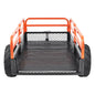 Heavy Duty Steel ATV Dump Trailer, 1500-Pound Load Capacity 15 Cubic Feet, Tow Behind Dump Cart Garden Trailer, with Removable Sides and 2 Tires, for Mowers, Tractors, ATV, UTV New Era Fashion LLc