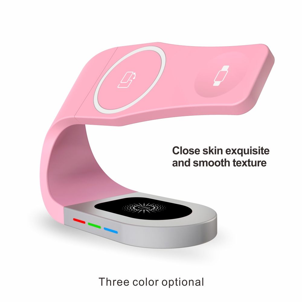 Wireless Charging Station; 3 In 1 Magnetic Fast Charging Wireless Charger Stand For Iphone 14/13/12/11/Pro/X/Max/XS/XR/8/Plus; IWatch7/6/5/4/3/2/SE Airpods 3/2/Pro New Era Fashion LLc