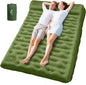 Camping Sleeping Pad, Ultralight Camping Mat with Pillow Built-in Foot Pump, 4" Thick Inflatable Sleeping Mat Compact for Backpacking, Hiking, Car Traveling, Camp Tent New Era Fashion LLc