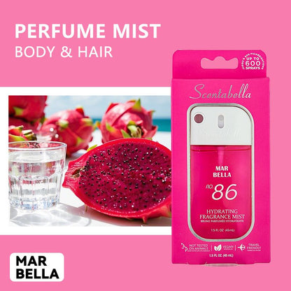 4 Scents Travel-Size Body & Hair Fragrance Mist (1.5 fl oz) - Long-Lasting Fruity & Floral Fragrance for Women, Dates & Gifts New Era Fashion LLc