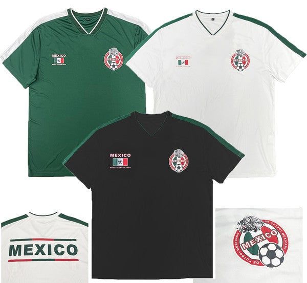 UNISEX MEXICO TEAM WORLD SOCCER JERSEYS TOP New Era Fashion LLc