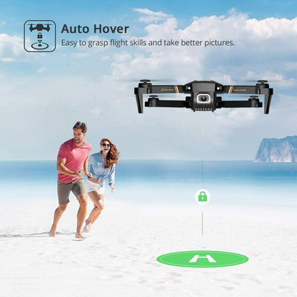 4DRC V4 Drone with 1080P HD Camera for Adults and Kids, Foldable Quadcopter with Wide Angle FPV Live Video, Trajectory Flight, App Control,Optical Flow, Altitude Hold and 2 Modular Batteries New Era Fashion LLc
