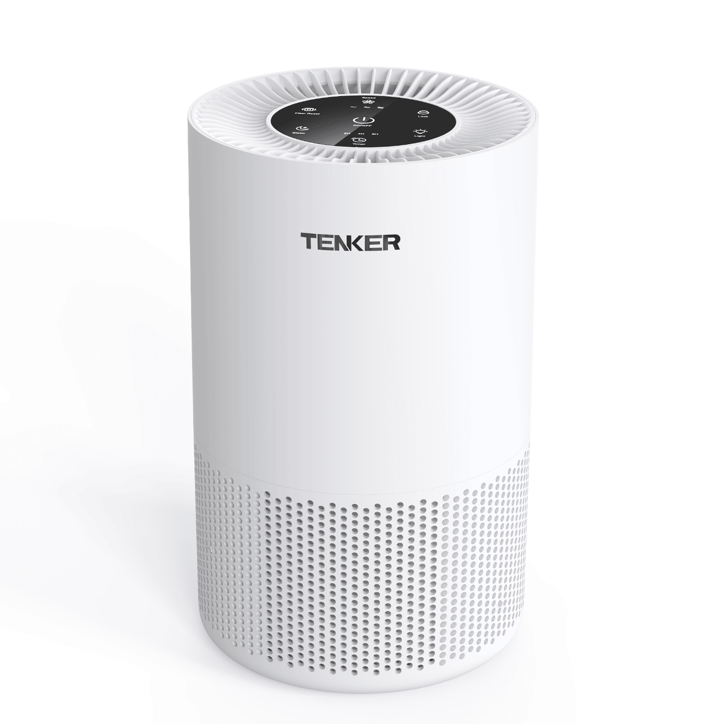 TENKER AP-6980 Air Purifier White US 1300ft² Large Rooms H13 Heap 3-Stage Filtration 3 Speeds 3 Timer w/Light Air Cleaner Machine New Era Fashion LLc