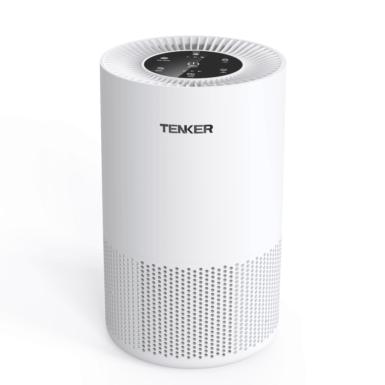 TENKER AP-6980 Air Purifier White US 1300ft² Large Rooms H13 Heap 3-Stage Filtration 3 Speeds 3 Timer w/Light Air Cleaner Machine New Era Fashion LLc