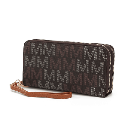 MKF Collection Hofstra M Signature Wallet Wristlet by Mia k New Era Fashion LLc