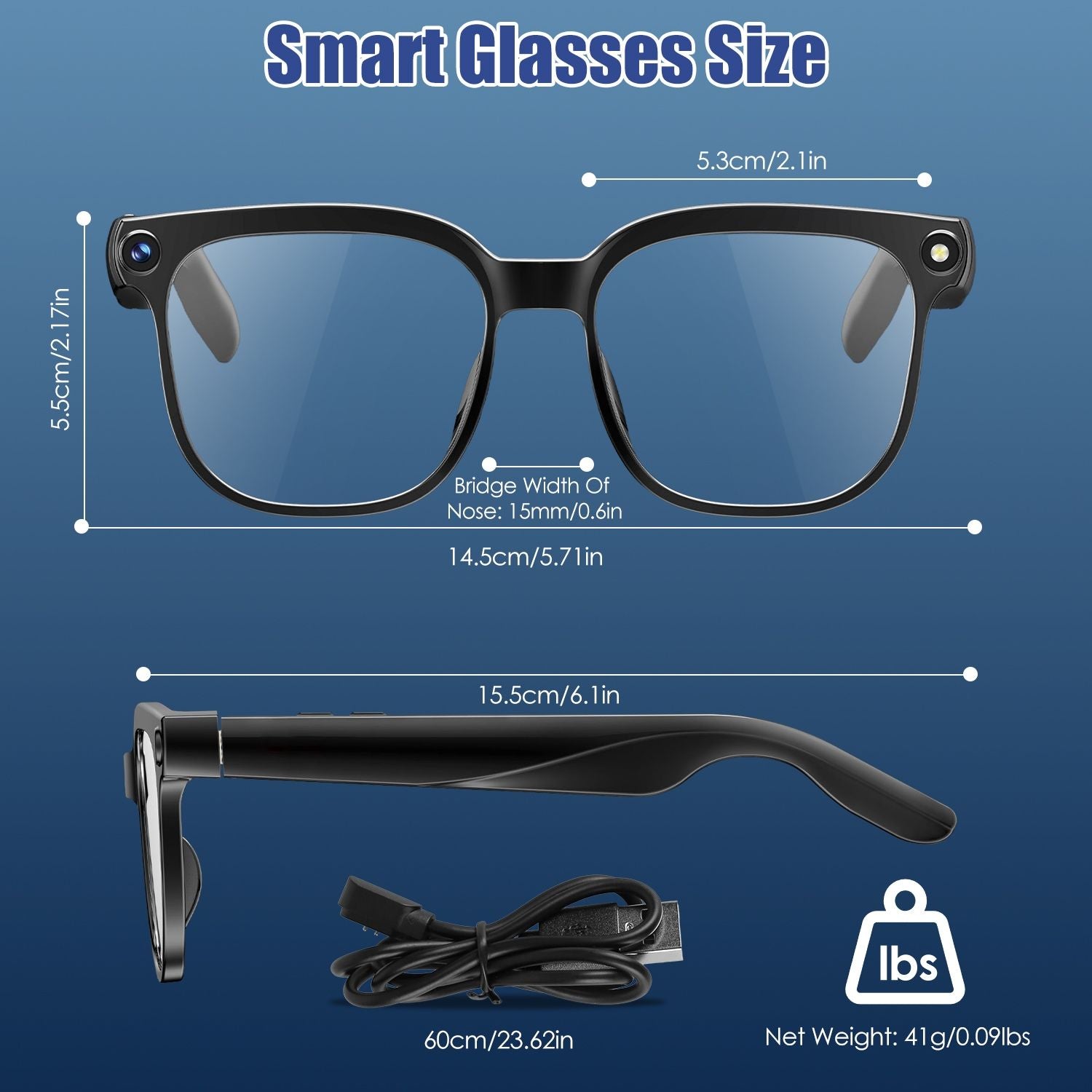 AI Smart Glasses with Camera and Audio 8MP HD1080P Real Time Translation 139 Languages Voice Assistant AI Photo Recognition Music Playback & Hands-Free Calling for Travel Meeting Vlog New Era Fashion LLc