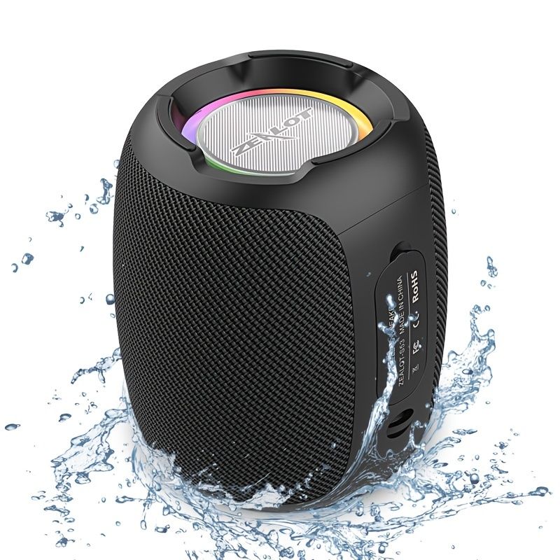 Zealot S53 Mini Speaker Portable Wireless Column Waterproof HIFI Lossless Sound Quality Stereo Subwoofer Loudspeaker; Christmas Gift For Women/Kids/Children/Men/Adults New Era Fashion LLc