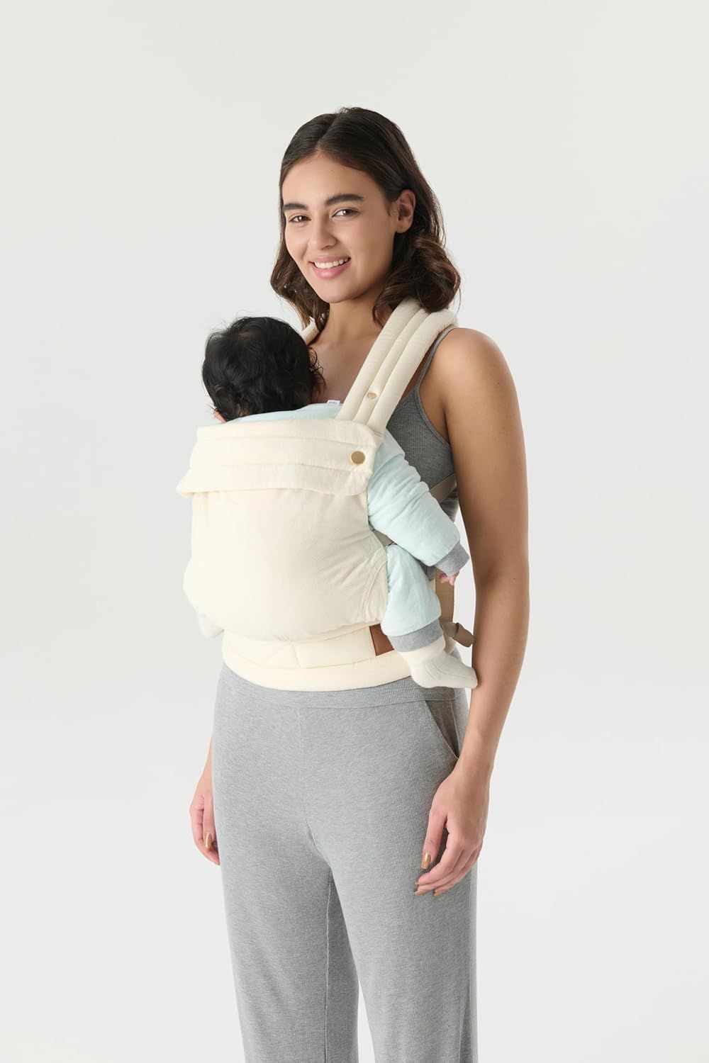 Ergonomic Baby Carrier Newborn to Toddler, Lightweight & Breathable Cotton Infant Carrier for Hands Free Comfort New Era Fashion LLc