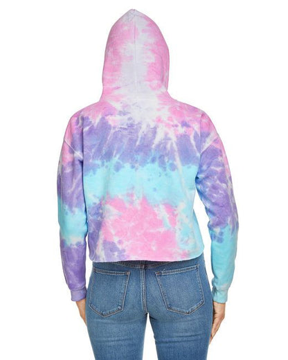 Ladies' Cropped Hooded Sweatshirt - LAGOON - S New Era Fashion LLc