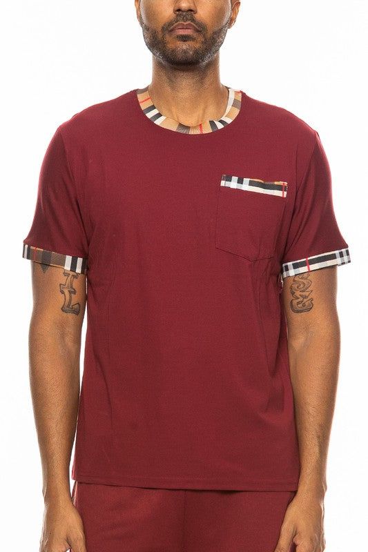 Checkered Short Sleeve Tee New Era Fashion LLc