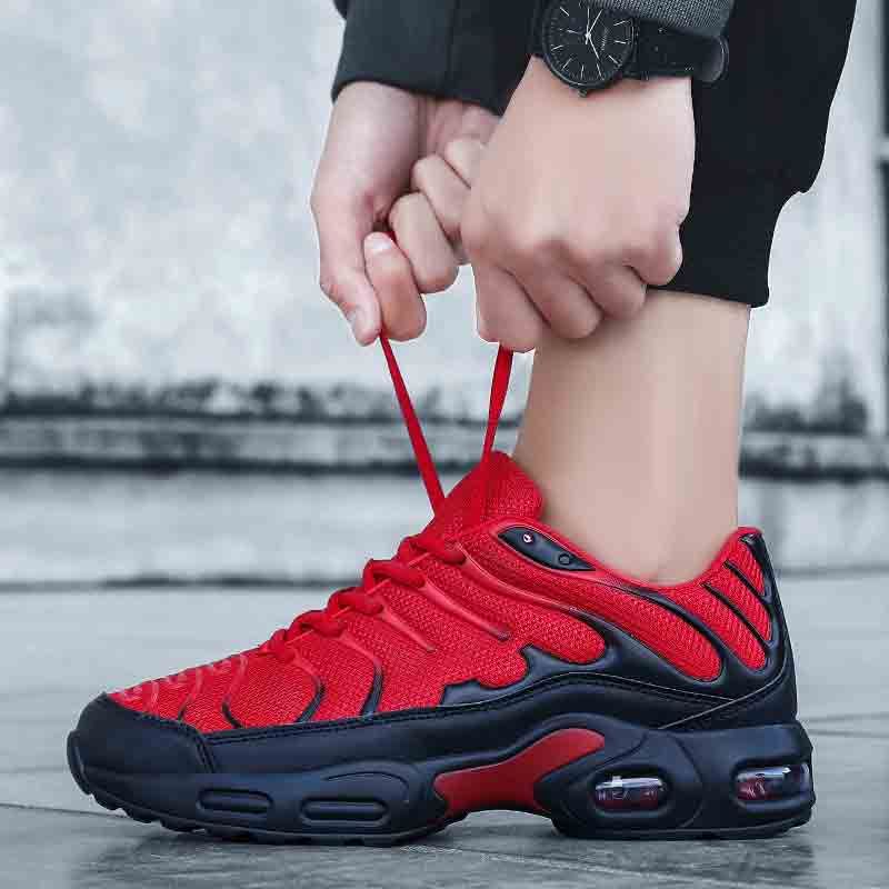 Men's shoes spring and autumn new all-palm air cushion running sneakers all-match trend men's platform casual shoes New Era Fashion LLc