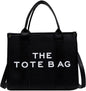 Roecytu PU Tote Bag for Women Simple Large-capacity Tote Bag Crossbody Tote Bag Messenger bag Handbag Zipper Fashion Tote Bag New Era Fashion LLc