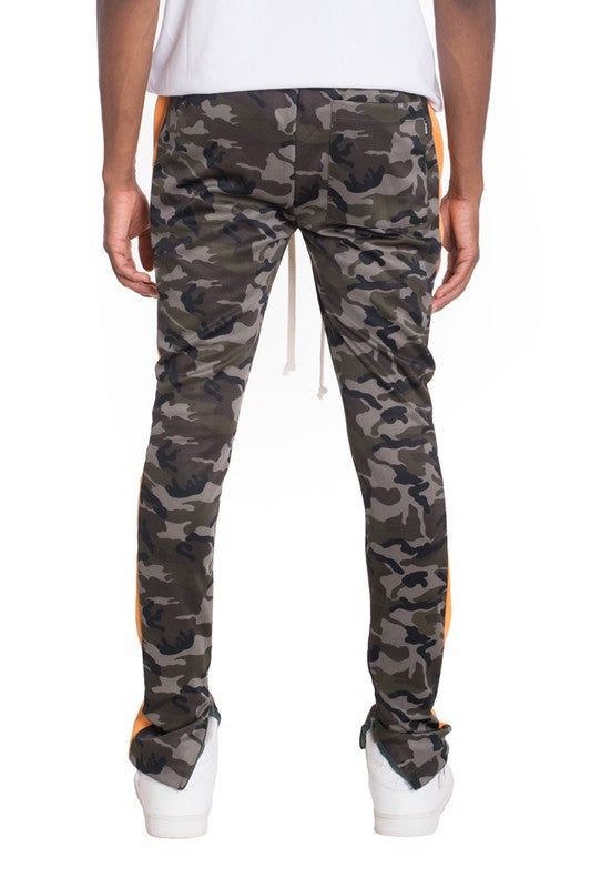 NEUTRAL BLACK CAMO TRACK PANTS New Era Fashion LLc