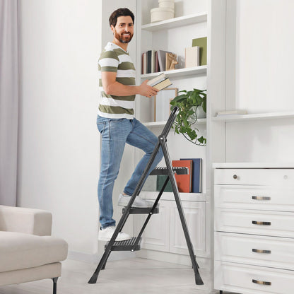 Household portable 3-layer step ladder, with safety buckle stable and safe New Era Fashion LLc