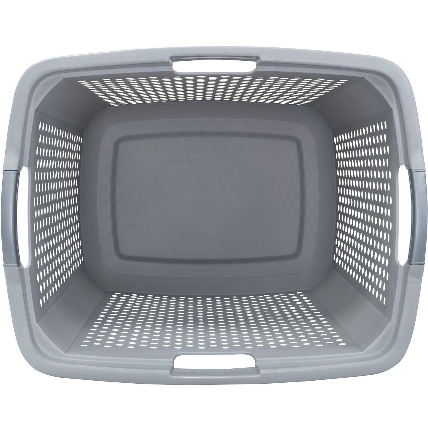 2.5 Bushel Extra Large Plastic Laundry Hamper, Soft Silver, Adult / Tween New Era Fashion LLc